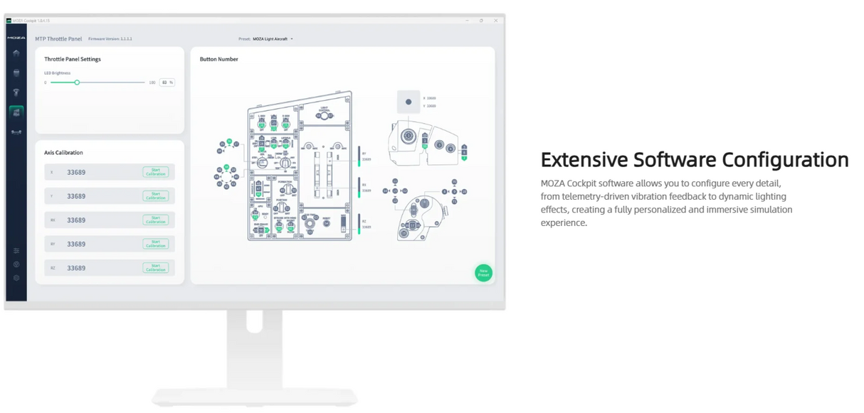 Moza MTP Throttle - AS008