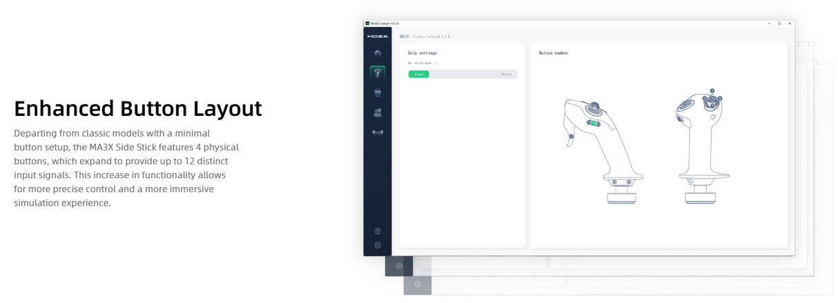 Moza MA3X Side Stick - AS005