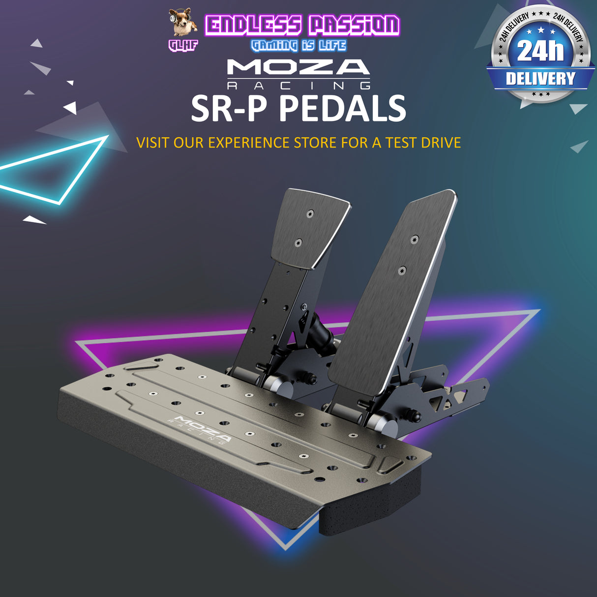 Moza SR-P Double Pedals - RS11