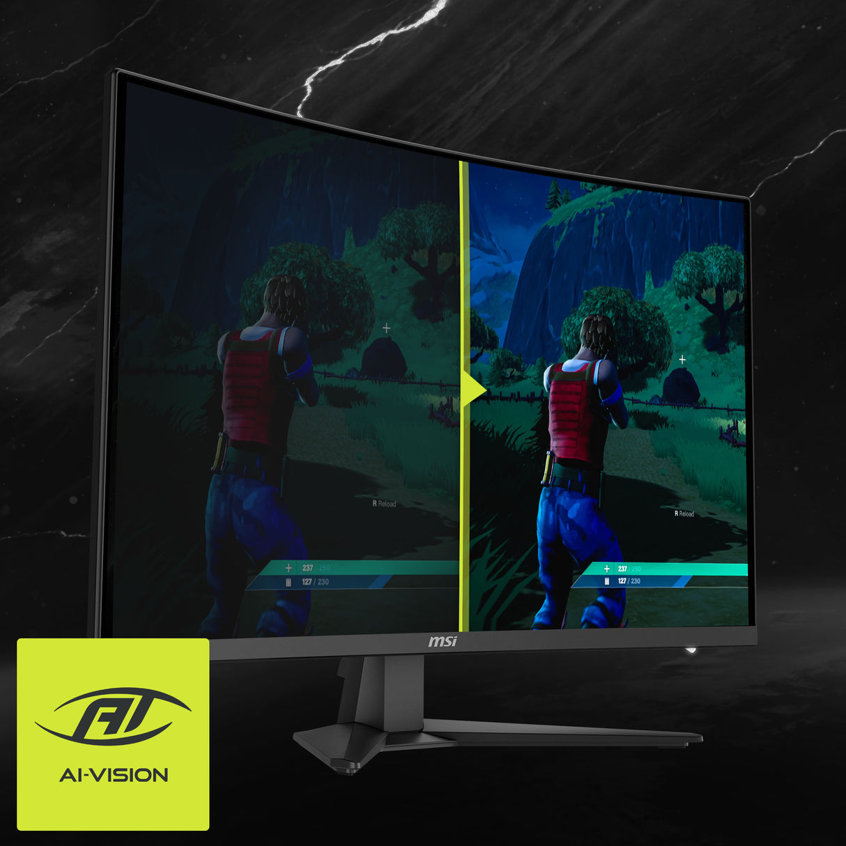 MSI MAG 321CQF E18 31.5" WQHD Rapid VA 180Hz Gaming Monitor