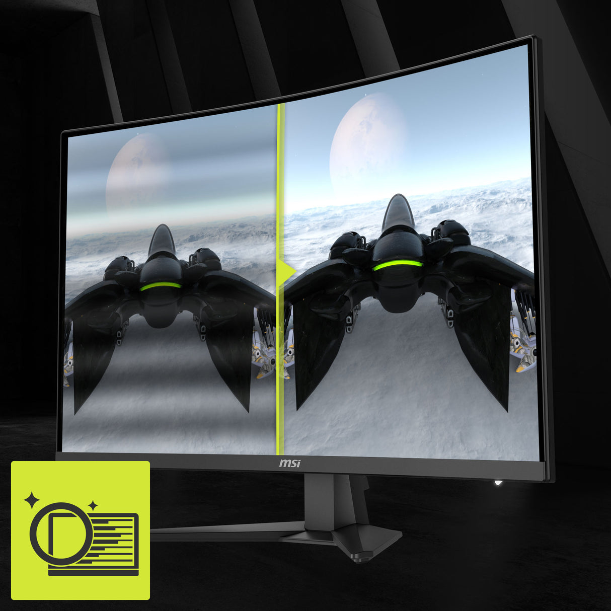 MSI MAG 321CQF E18 31.5" WQHD Rapid VA 180Hz Gaming Monitor