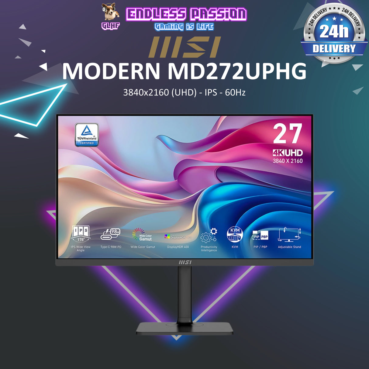 MSI Modern MD272UPHG Office Monitor