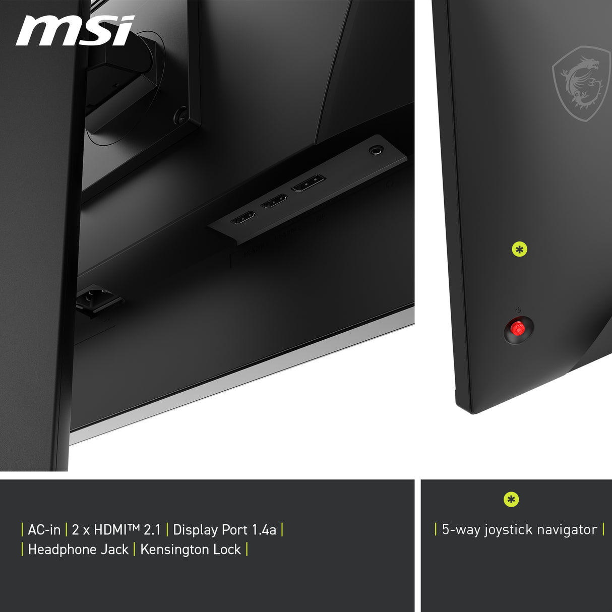 MSI MAG 275UPD E14 27" Dual Model IPS Gaming Monitor