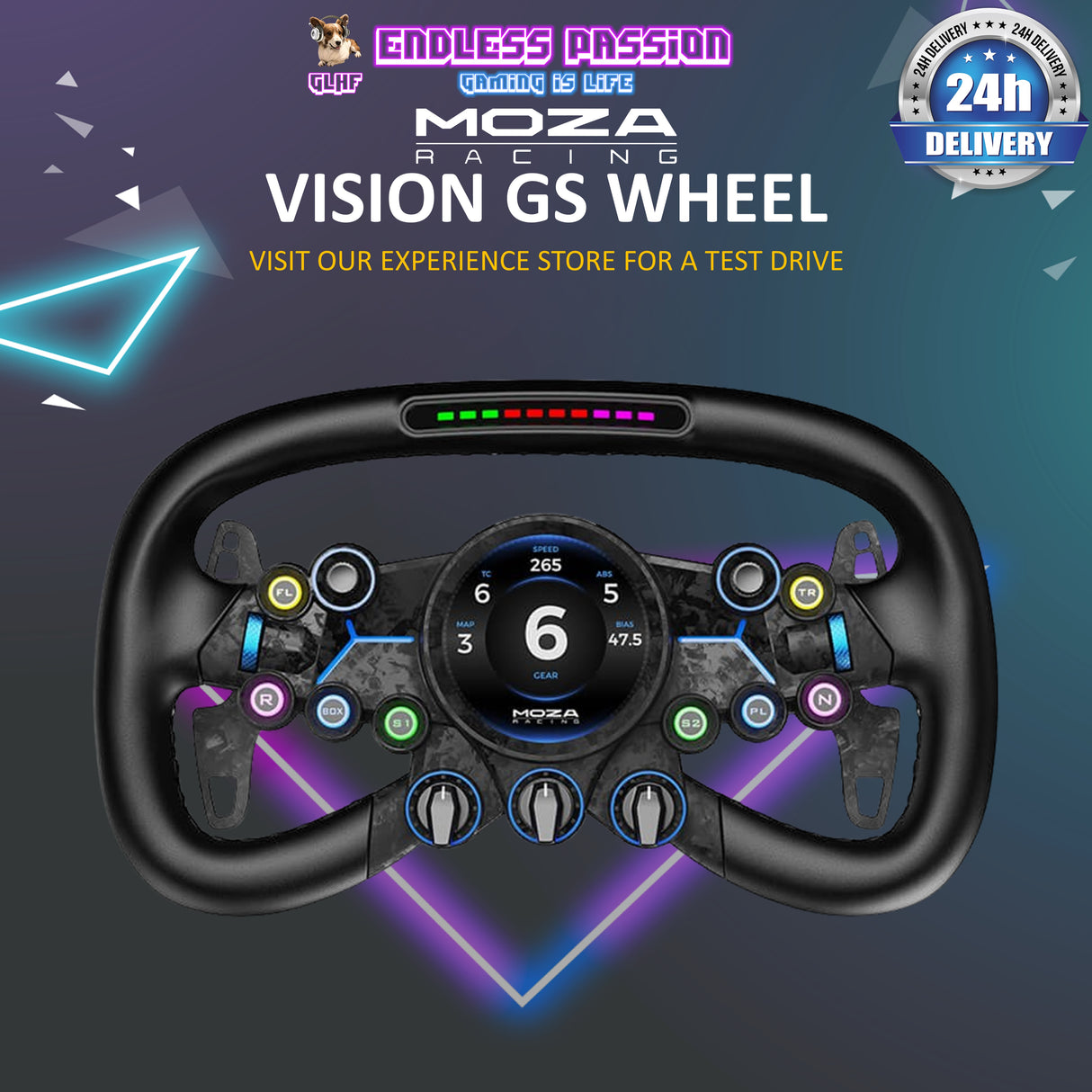 Moza Vision GS Wheel - RS064