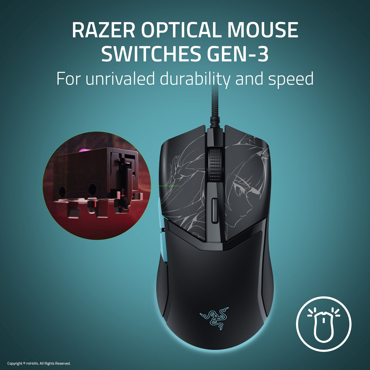 Razer Cobra Zenless Zone Zero Edition - Wired Gaming Mouse