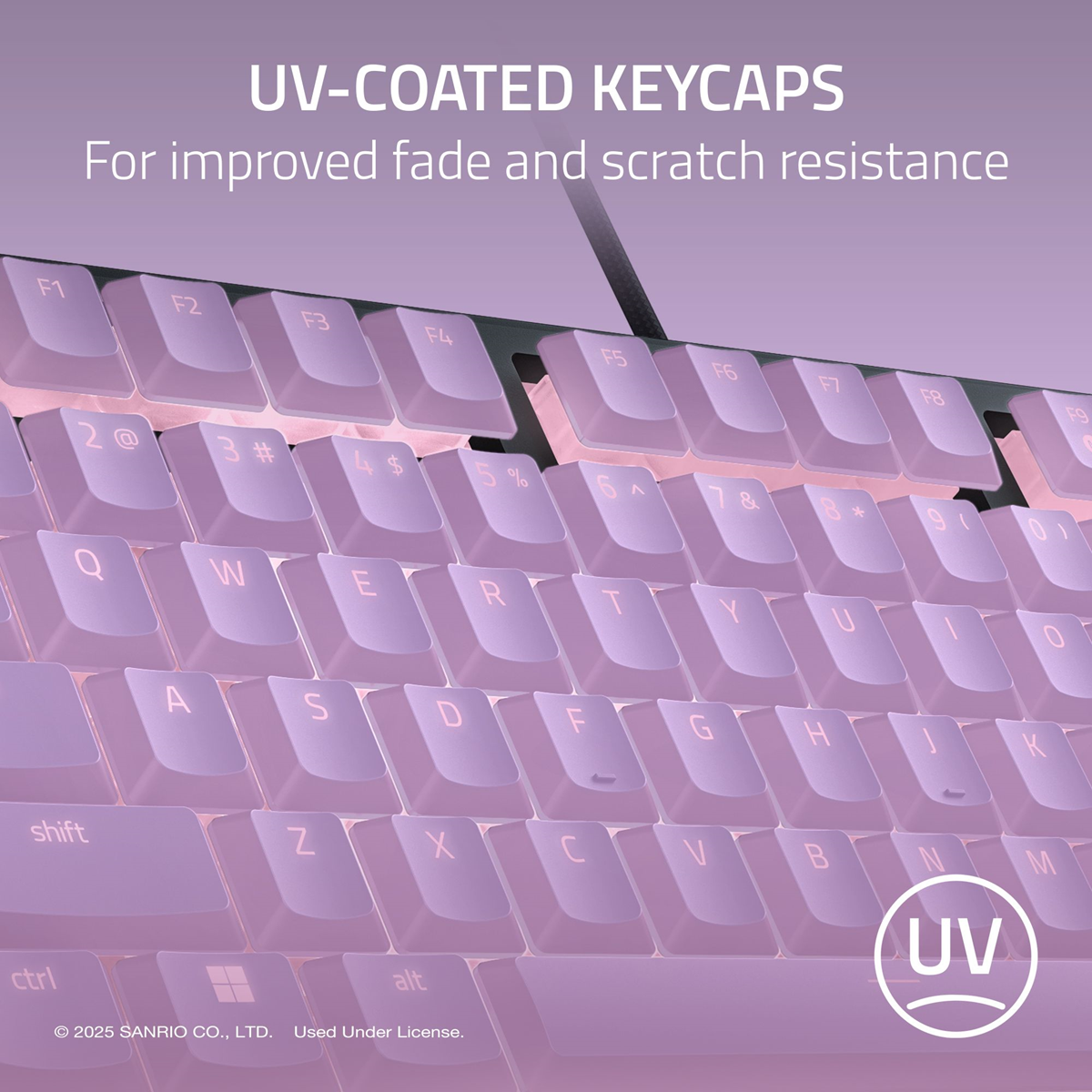 Razer Ornata V3 Tenkeyless Kuromi™ Edition Low-Profile Ergonomic Gaming Keyboard