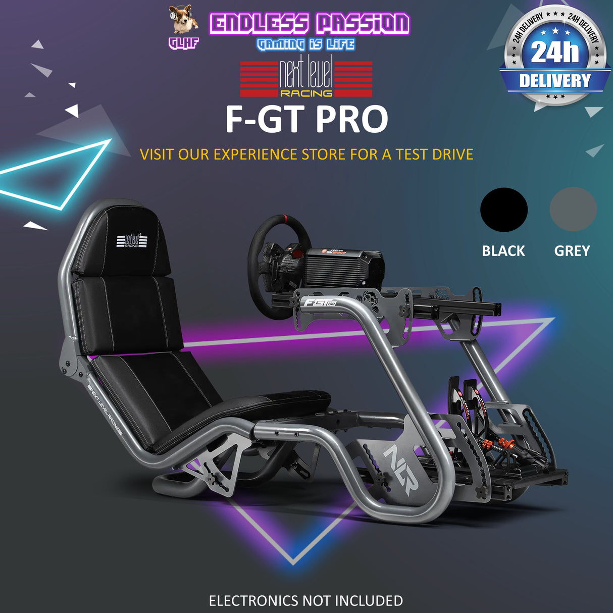Next Level Racing F-GT Pro Racing Simulator Cockpit - NLR R002 / NLR R003