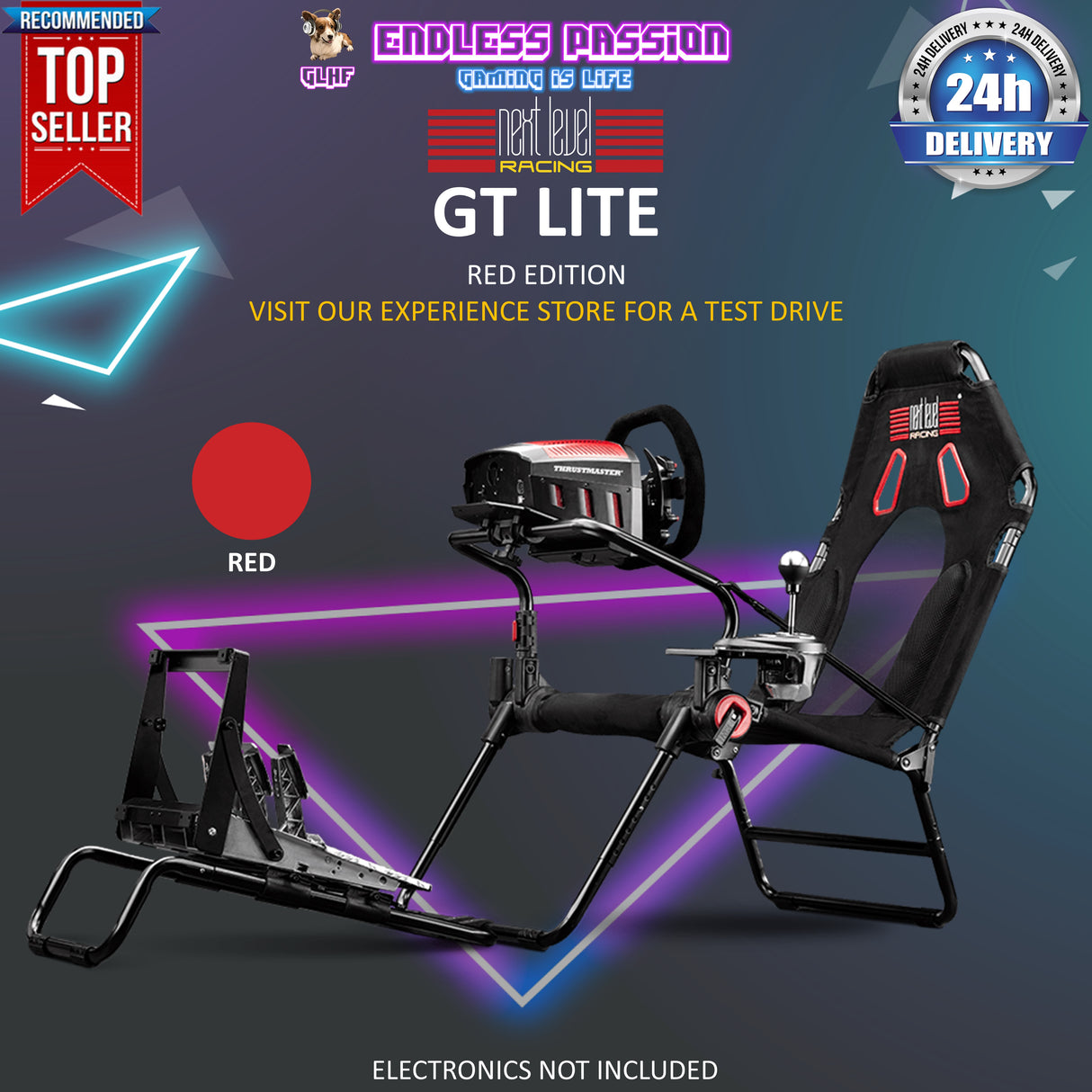 Next Level Racing GT Lite Foldable Racing Cockpit