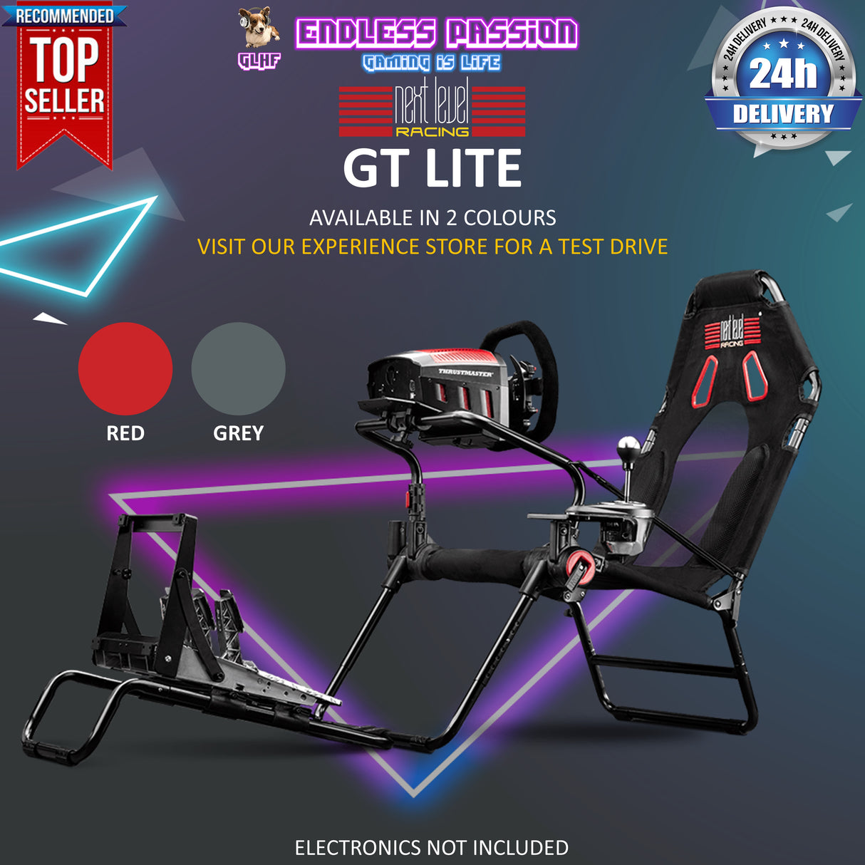 Next Level Racing GT Lite Foldable Racing Cockpit