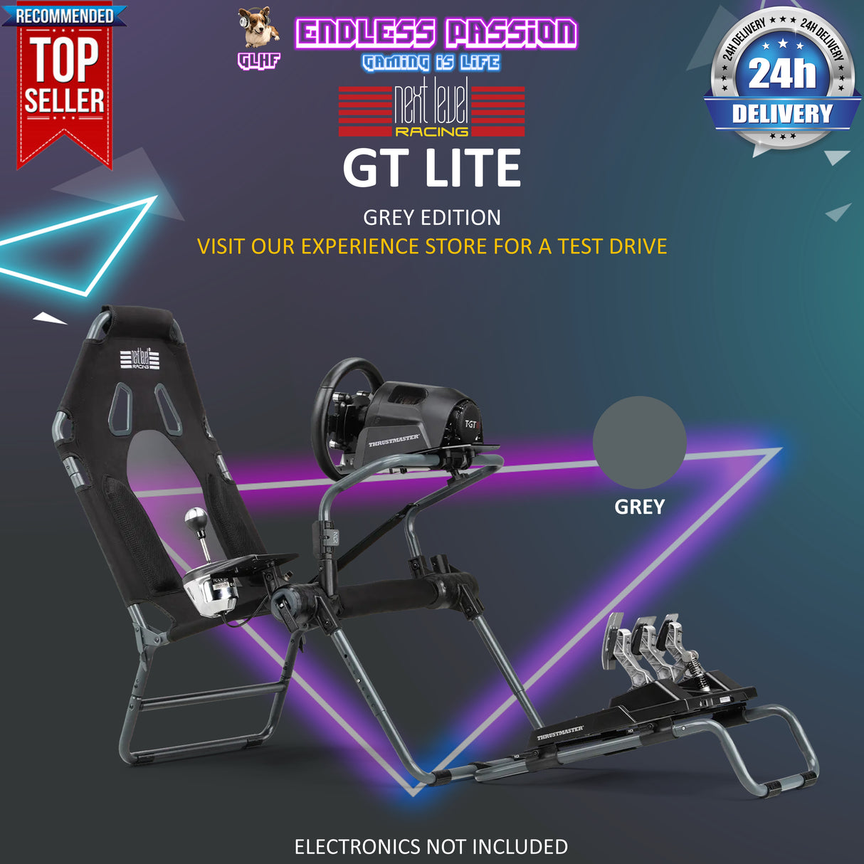 Next Level Racing GT Lite Foldable Racing Cockpit