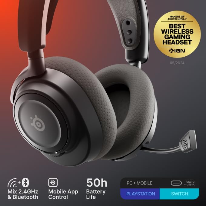 SteelSeries Arctis Nova 7 Wireless Gen 2 Gaming Headset