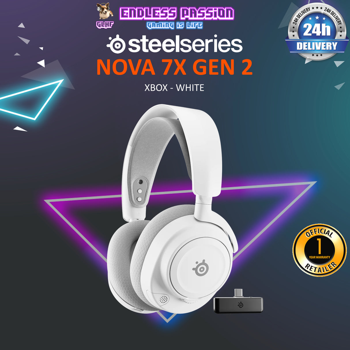 SteelSeries Arctis Nova 7X Wireless Gen 2 Gaming Headset for Xbox