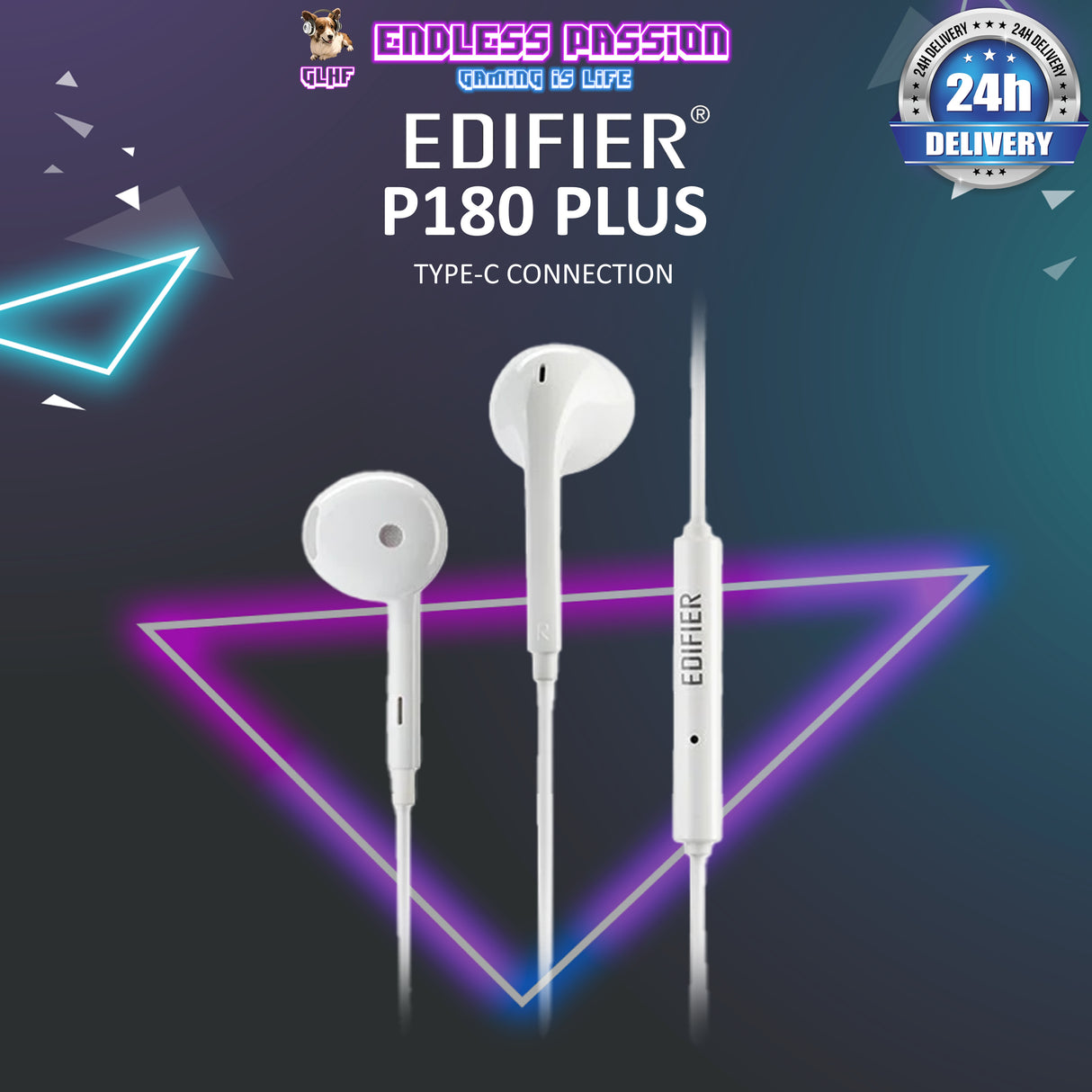 Edifier P180 - Earbuds with Remote and Mic