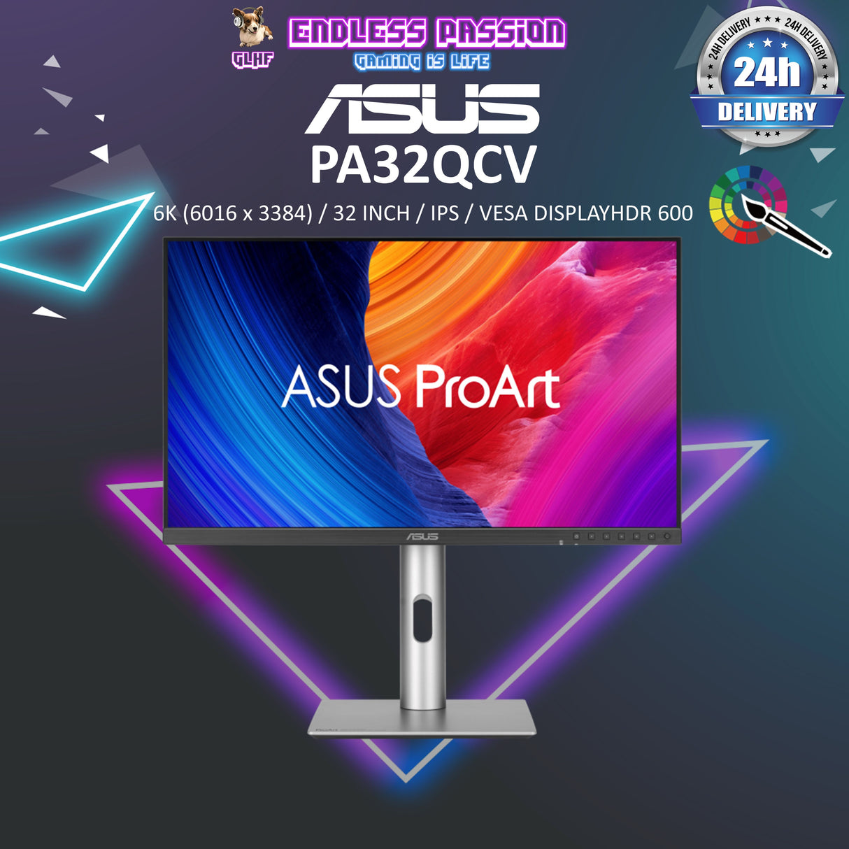 ASUS ProArt Display 6K PA32QCV Professional Monitor