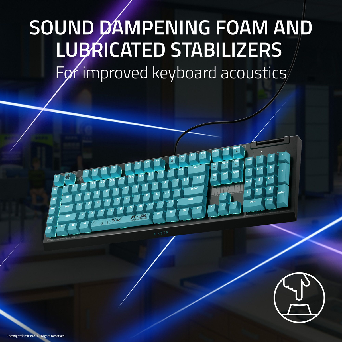 Razer BlackWidow V4 X Zenless Zone Zero Edition - Mechanical Gaming Keyboard