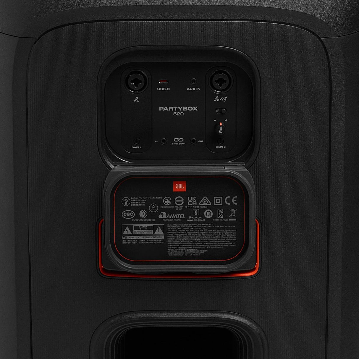 JBL PartyBox 520 Portable Battery-Powered Party Speaker