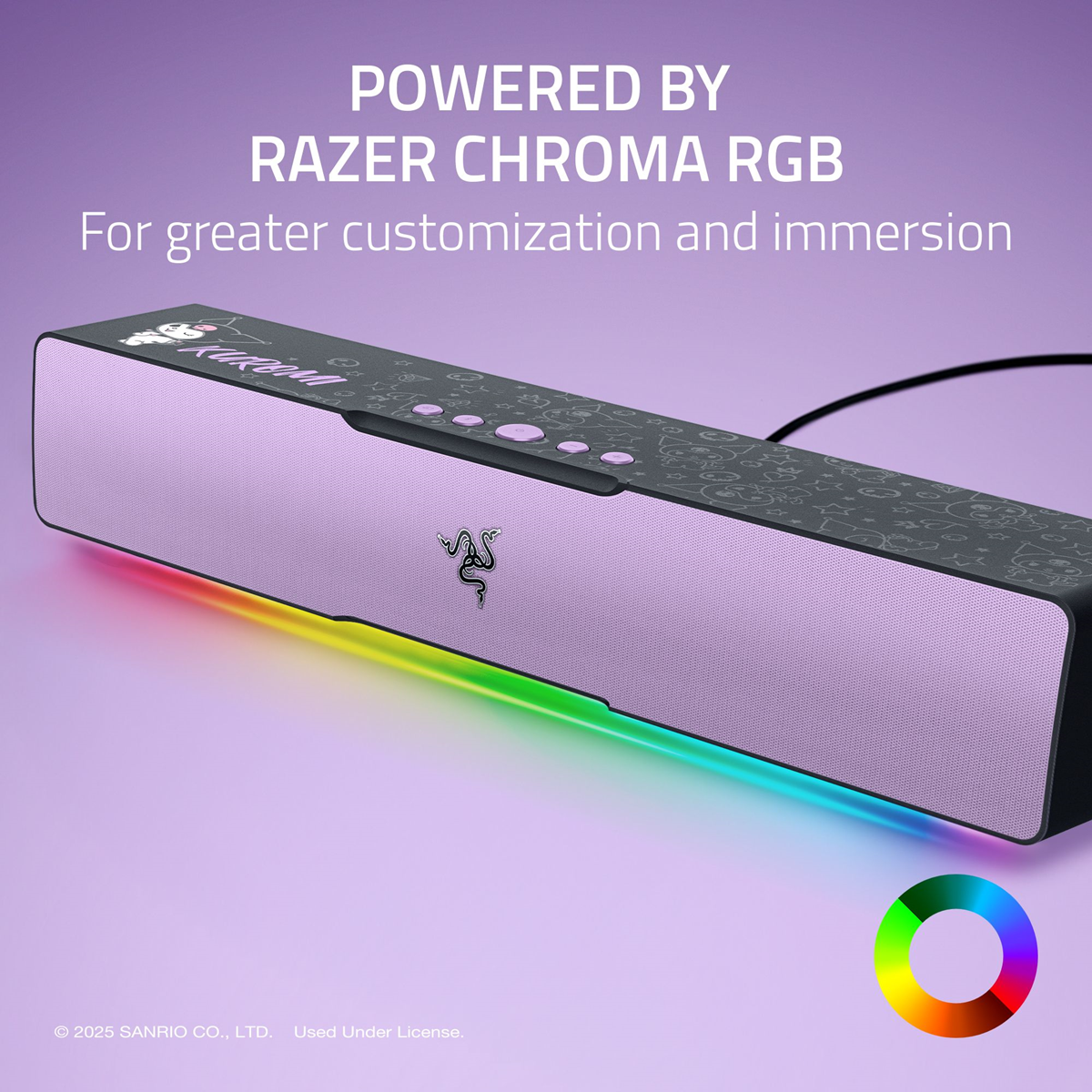 Razer Leviathan V2 X - PC Gaming Soundbar - Kuromi Edition