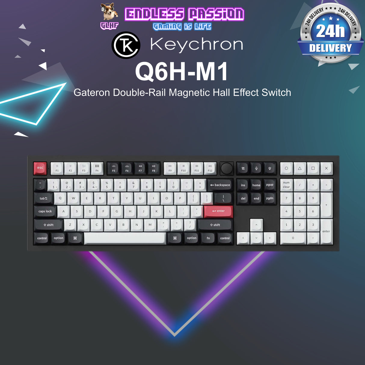 Keychron Q6 HE - Wireless Magnetic Switch Custom Keyboard