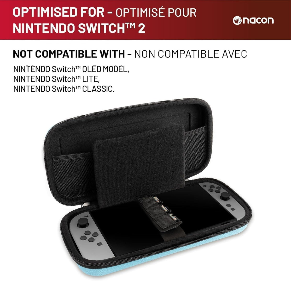Nacon Black Case and Protection Pack for Nintendo Switch 2