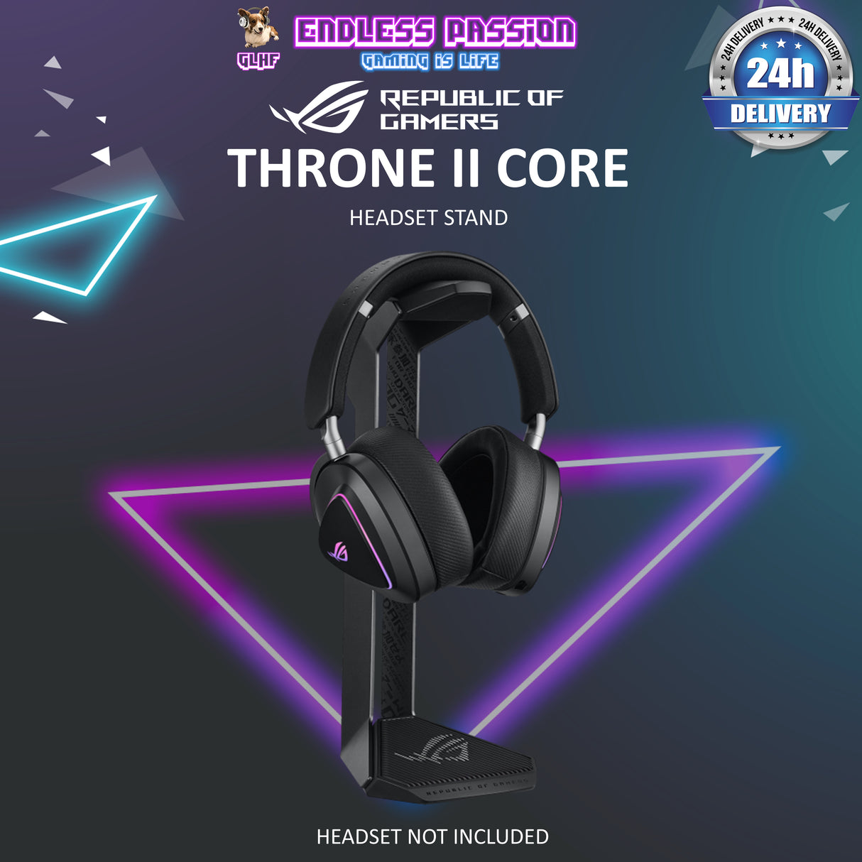 ASUS THRONE II CORE HEADSET STAND- 90MP04F0-BHUA00