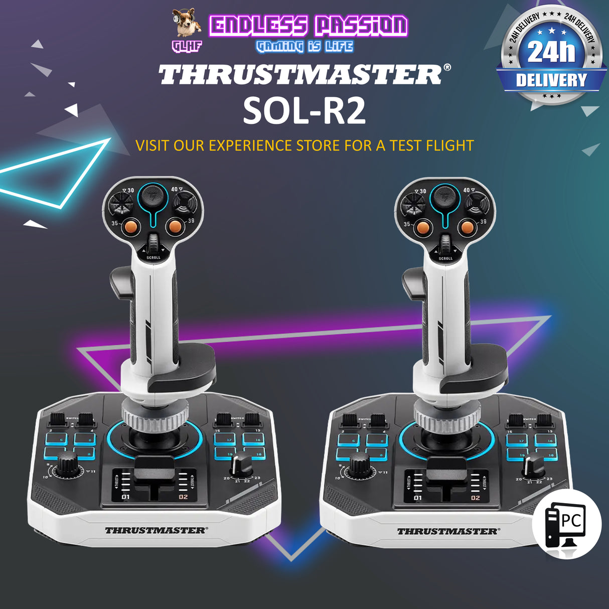 Thrustmaster SOL-R 2 HOSAS (Hands On Stick And Stick)