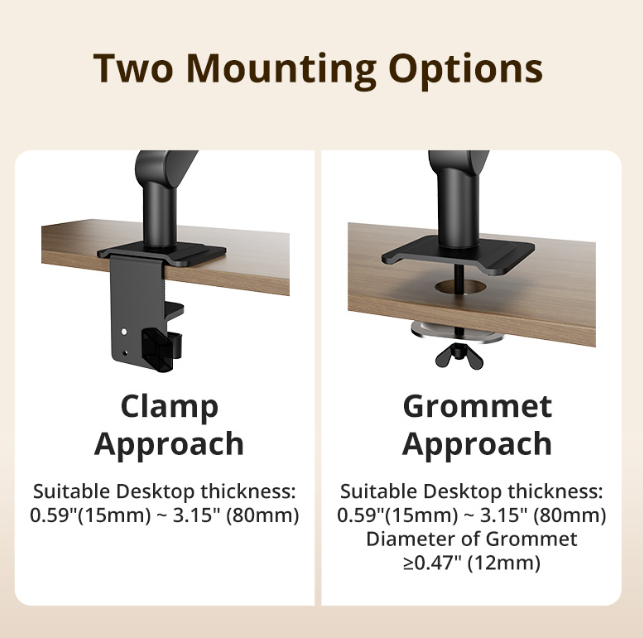 AOC AM406 Single Monitor Arm