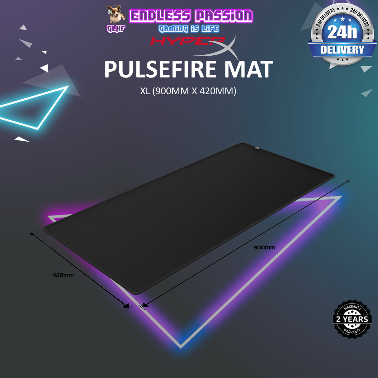 HyperX PulseFire Gaming Mouse Mat