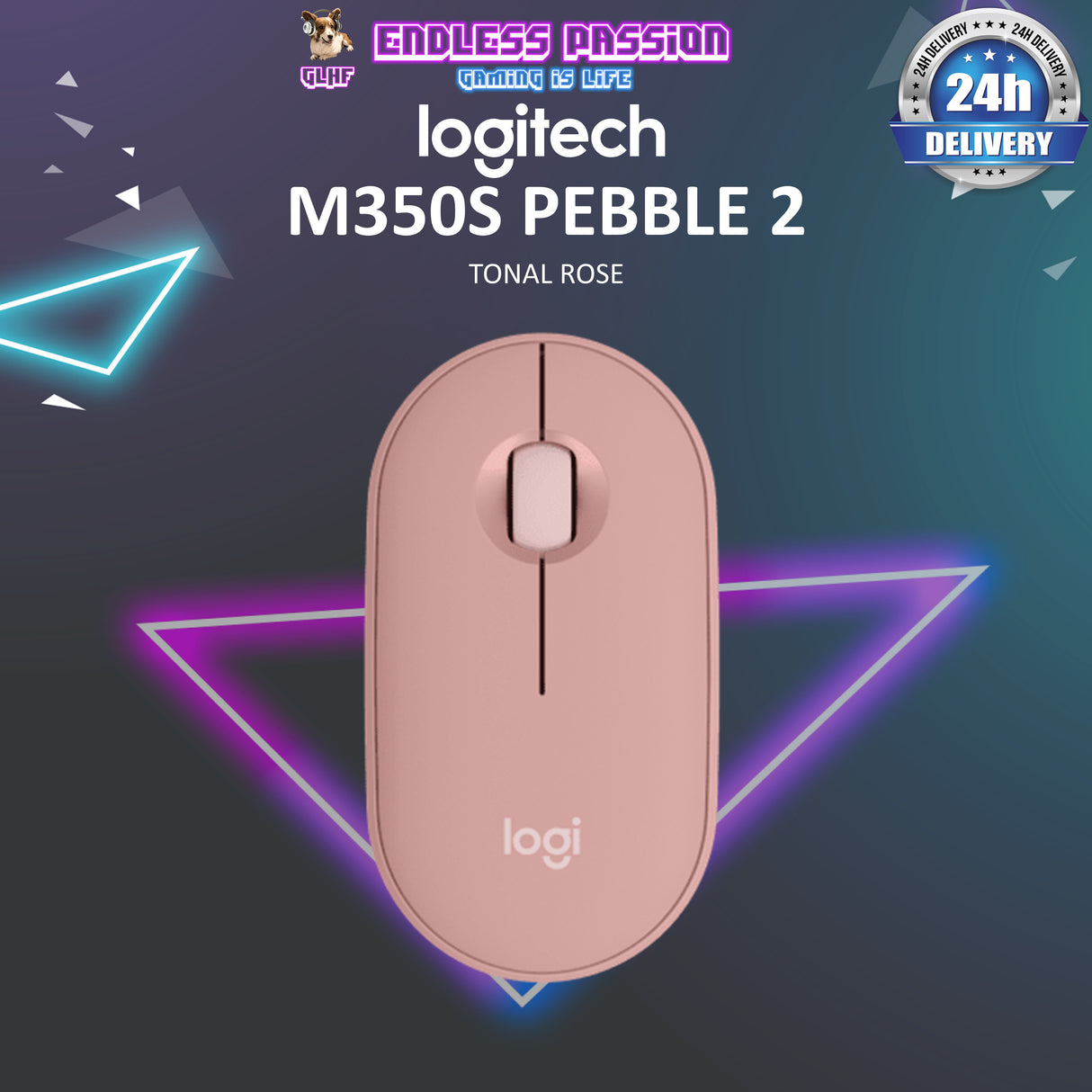 Logitech Pebble Mouse 2 M350s Slim Bluetooth Wireless Mouse