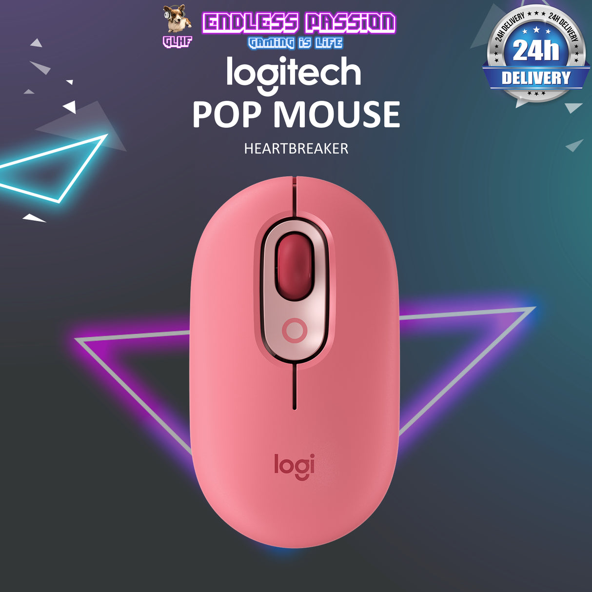 Logitech POP Mouse Wireless Mouse with Customizable Emojis