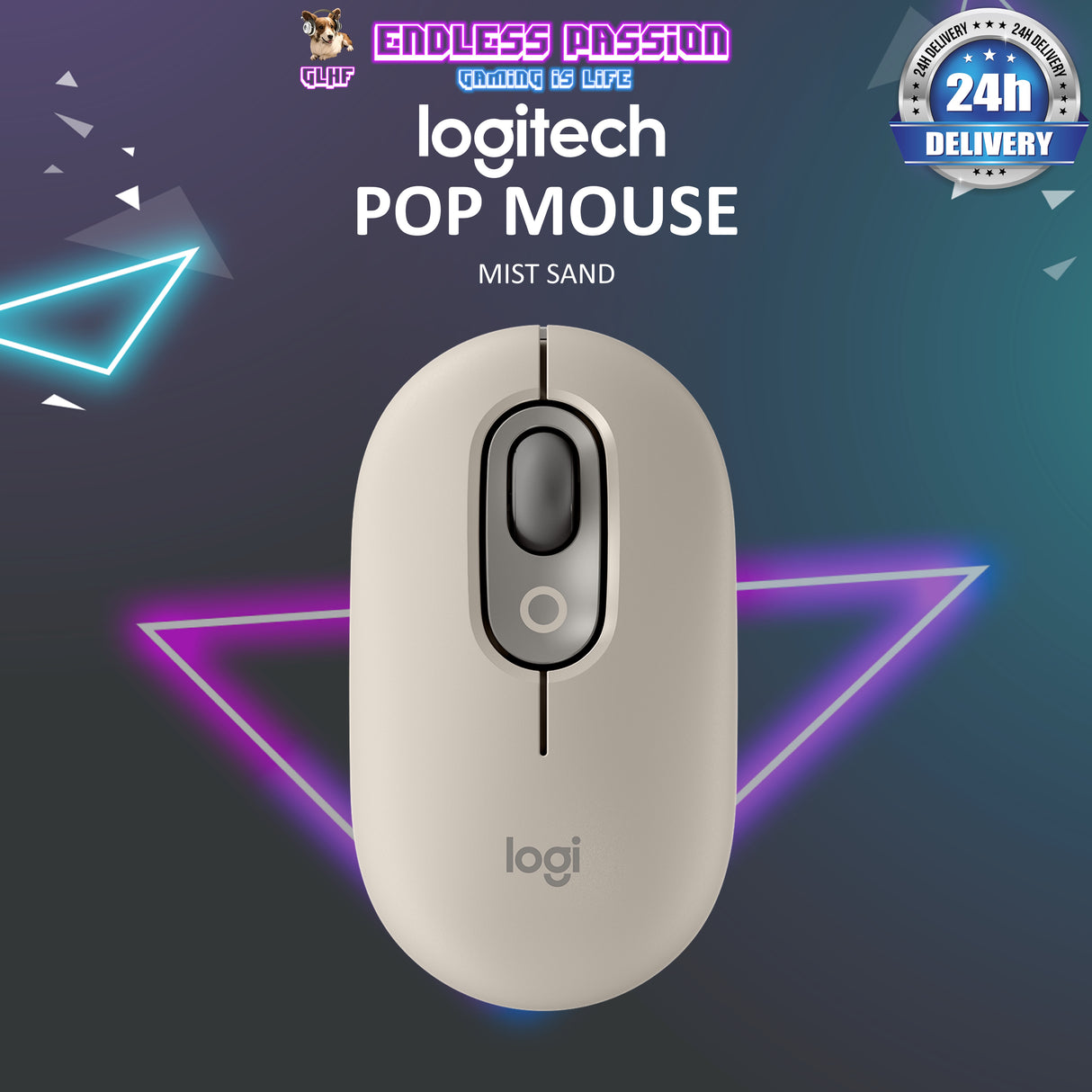 Logitech POP Mouse Wireless Mouse with Customizable Emojis