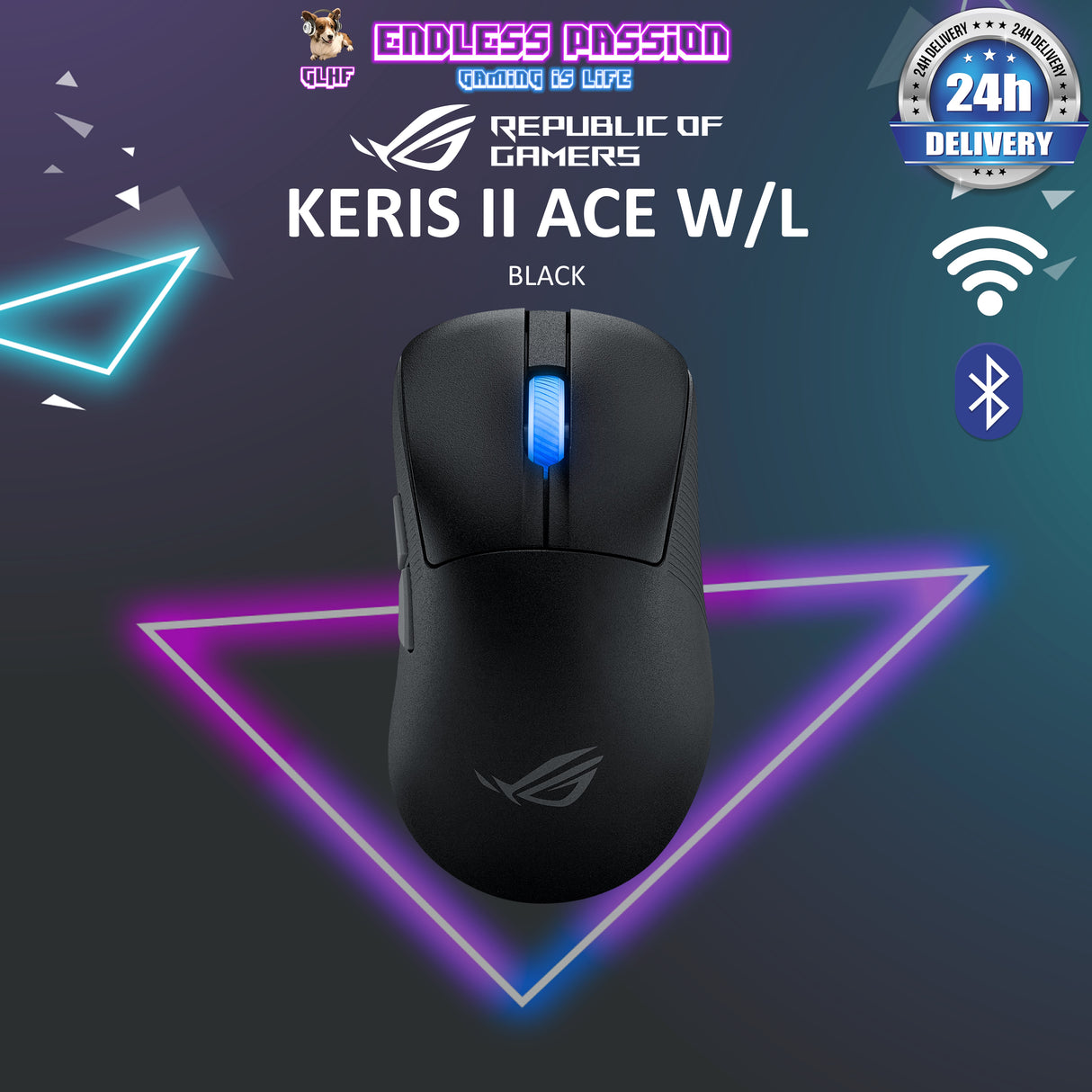 Asus ROG Keris II Ace Wireless Gaming Mouse