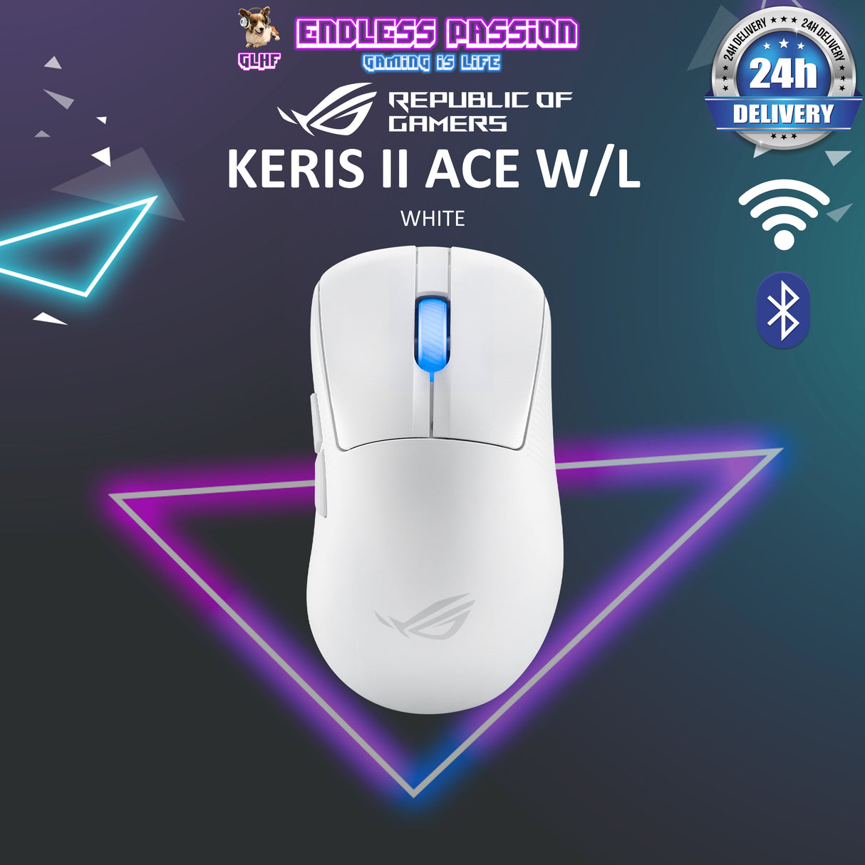 Asus ROG Keris II Ace Wireless Gaming Mouse