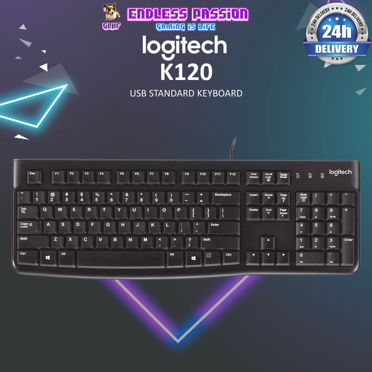 Logitech K120 Wired Keyboard