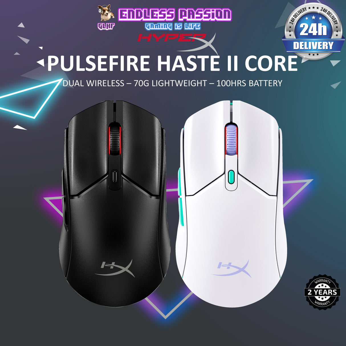 HyperX Pulsefire 93 2 Core Wireless Gaming Mouse