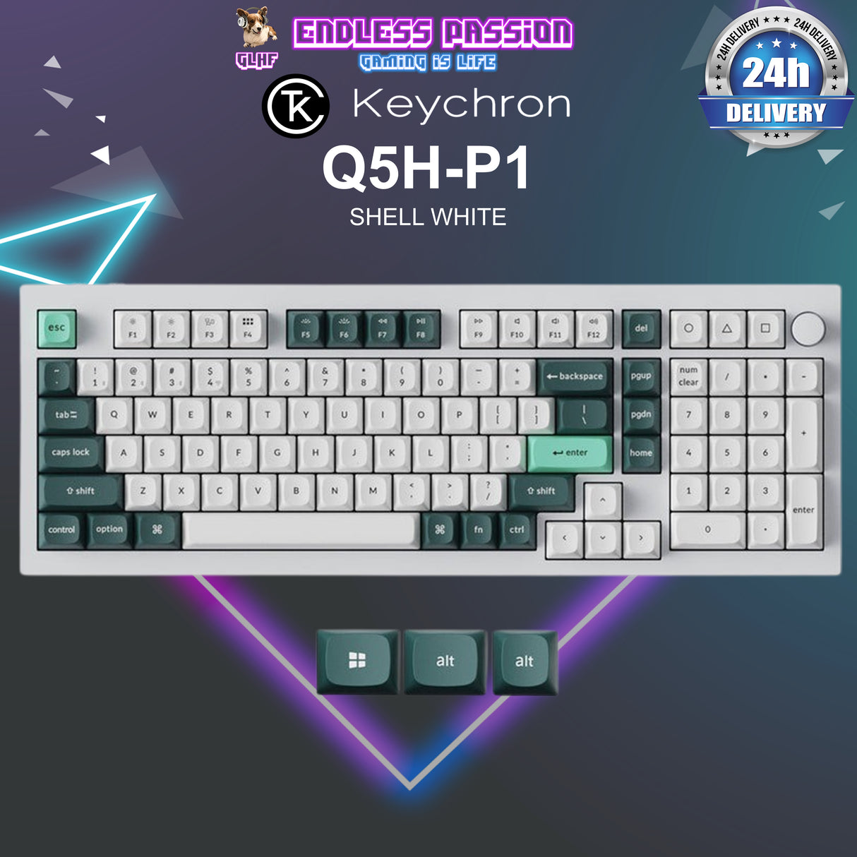 Keychron Q5 HE QMK Wireless Custom Keyboard