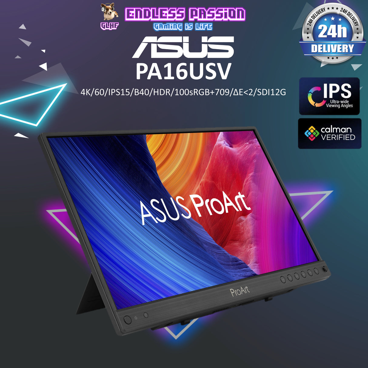 ASUS MONITOR PA16USV 15.6-Inch Portable Display