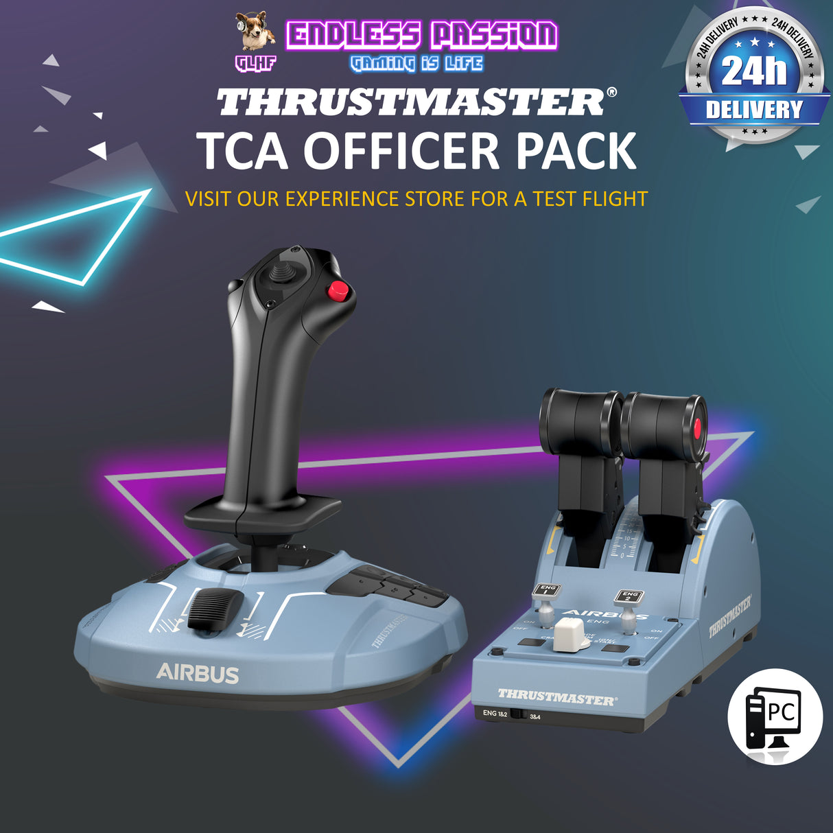 Thrustmaster TCA Officer Pack Airbus Edition
