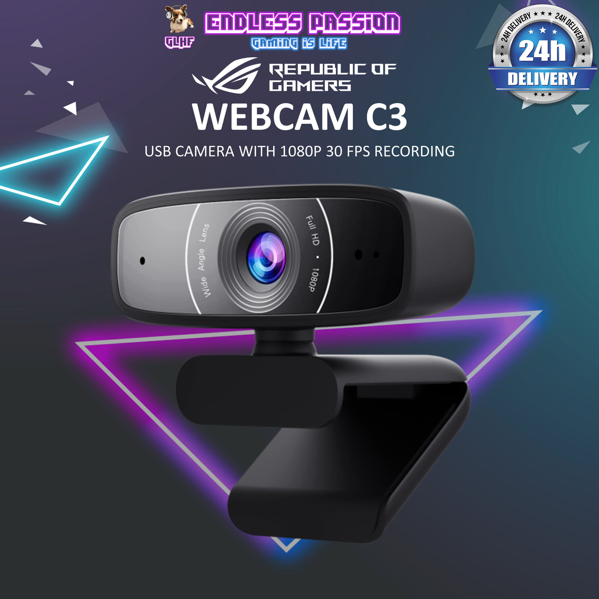 Asus Webcam C3 1080p HD USB Camera