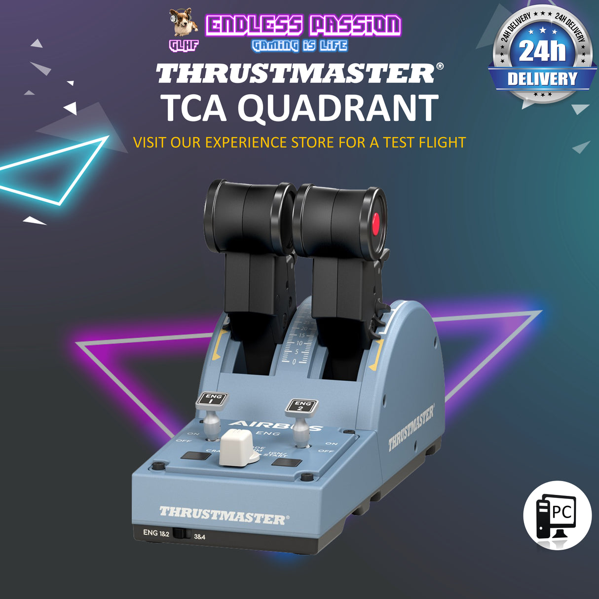 Thrustmaster TCA Quadrant Airbus Edition