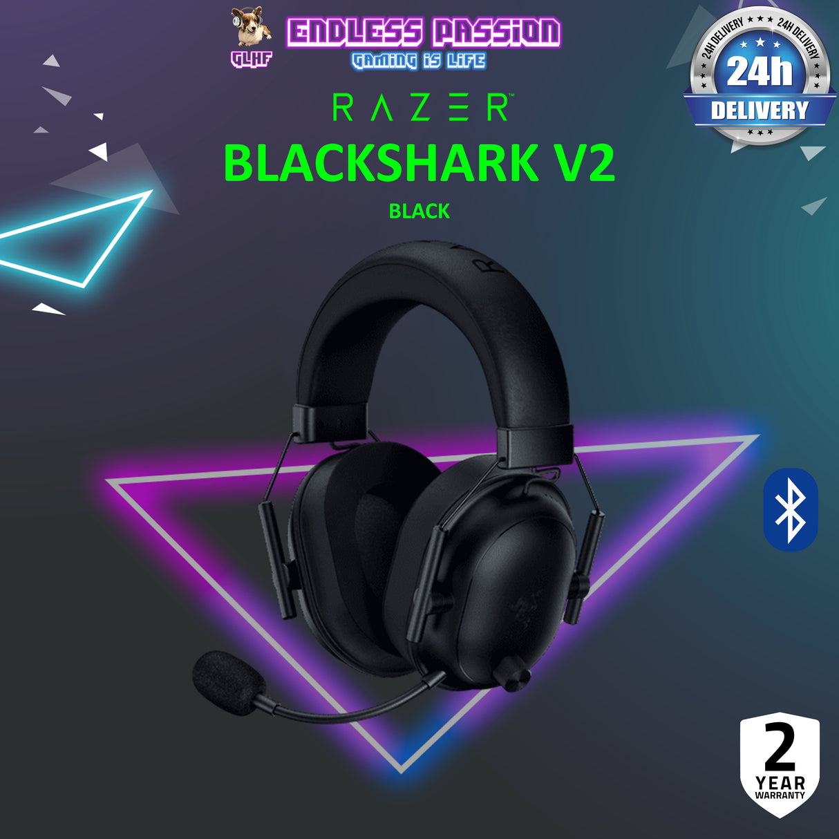 Razer BlackShark V2 HyperSpeed - Wireless Ultra-Lightweight Esports Headset