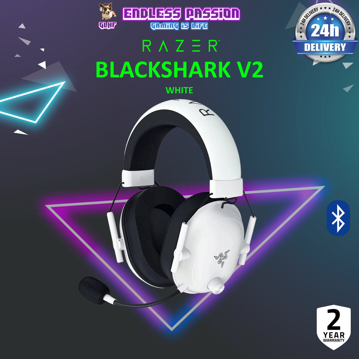 Razer BlackShark V2 HyperSpeed - Wireless Ultra-Lightweight Esports Headset