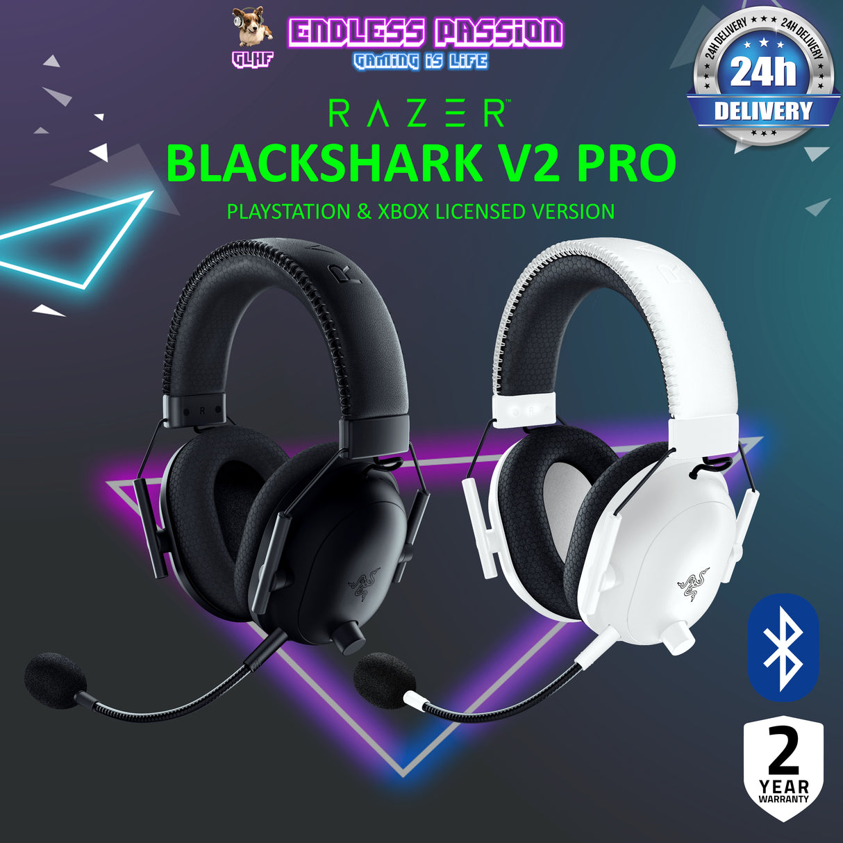 Razer BlackShark V2 Pro Wireless Gaming Headset for Playstation & Xbox