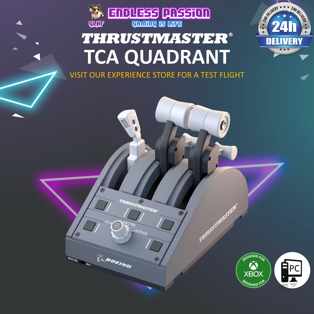 Thrustmaster TCA Quadrant Boeing Edition
