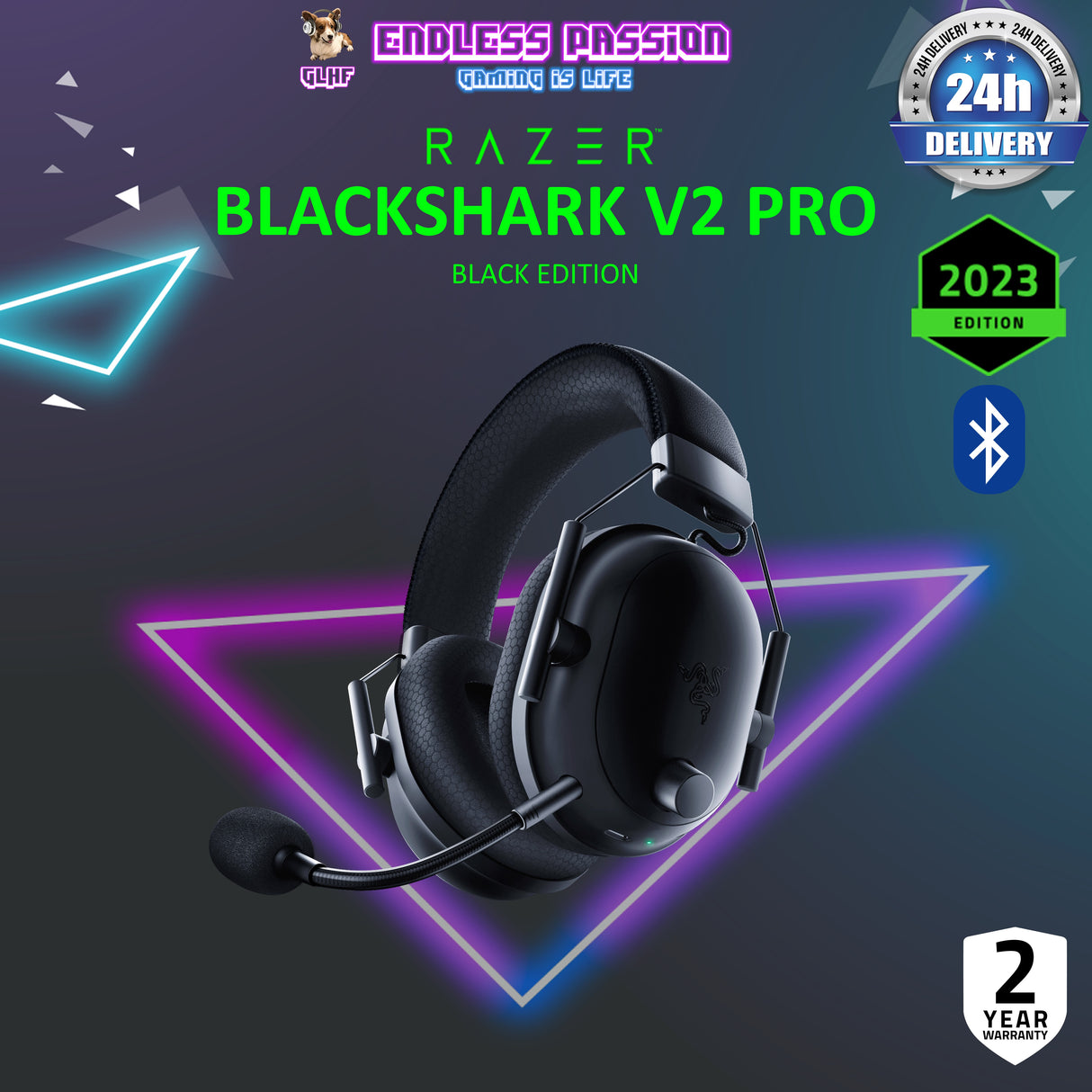 Razer BlackShark V2 Pro (2023 version) - Wireless Gaming Headset