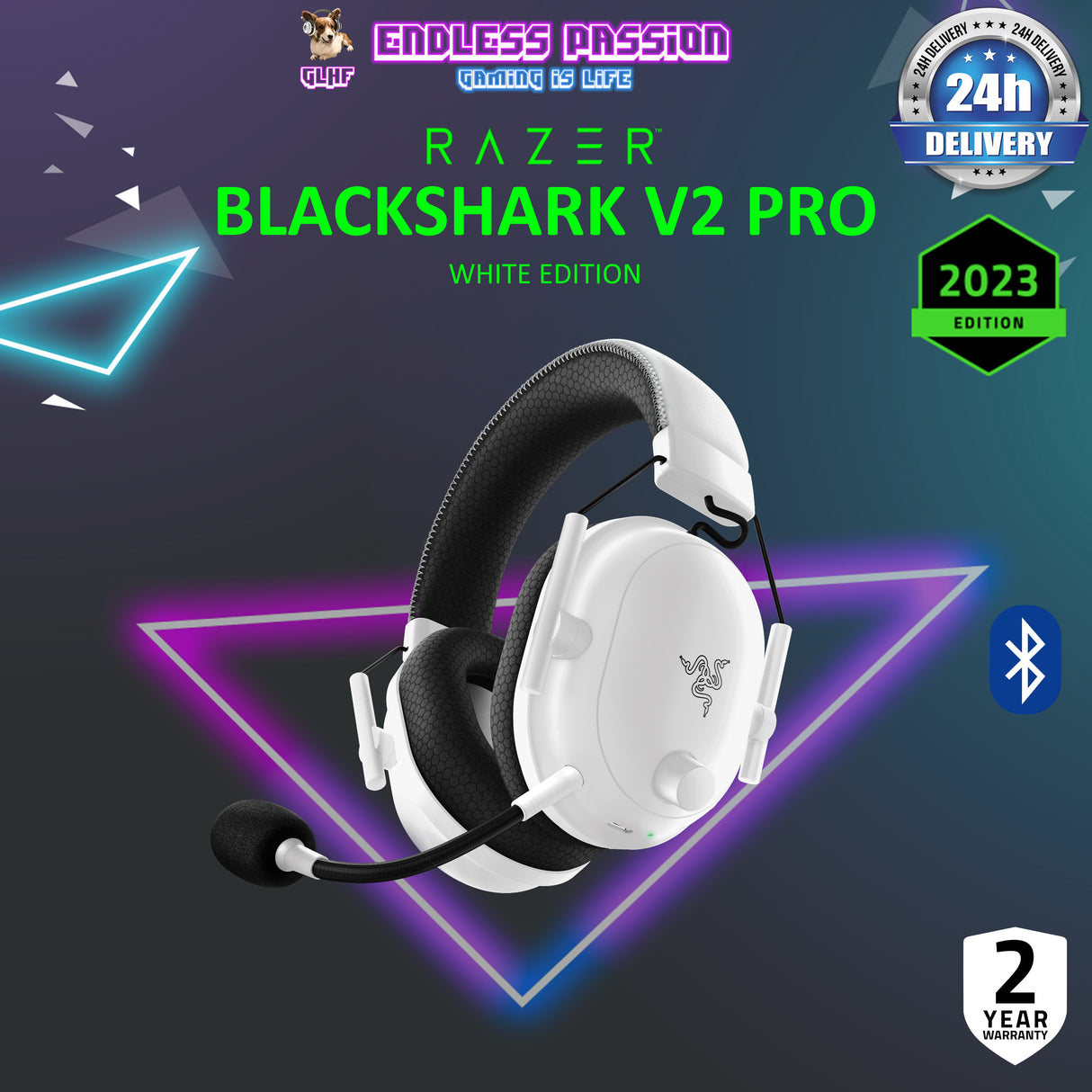 Razer BlackShark V2 Pro (2023 version) - Wireless Gaming Headset