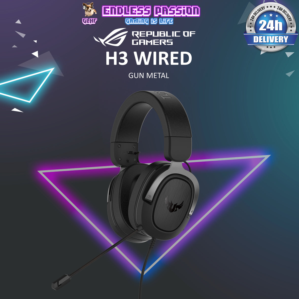 Asus TUF Gaming H3 Wired Gaming Headset