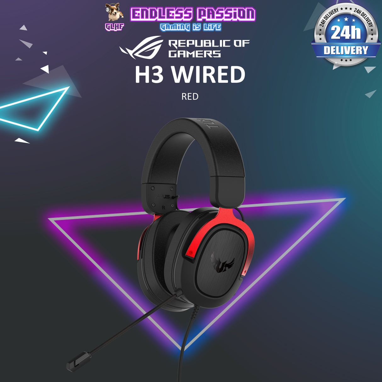 Asus TUF Gaming H3 Wired Gaming Headset
