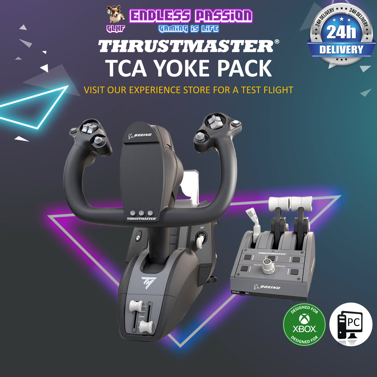 Thrustmaster TCA Yoke Pack Boeing Edition