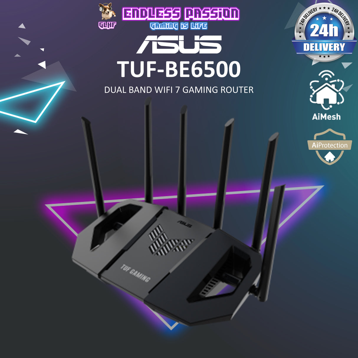 ASUS TUF Gaming BE6500 Dual Band WiFi 7