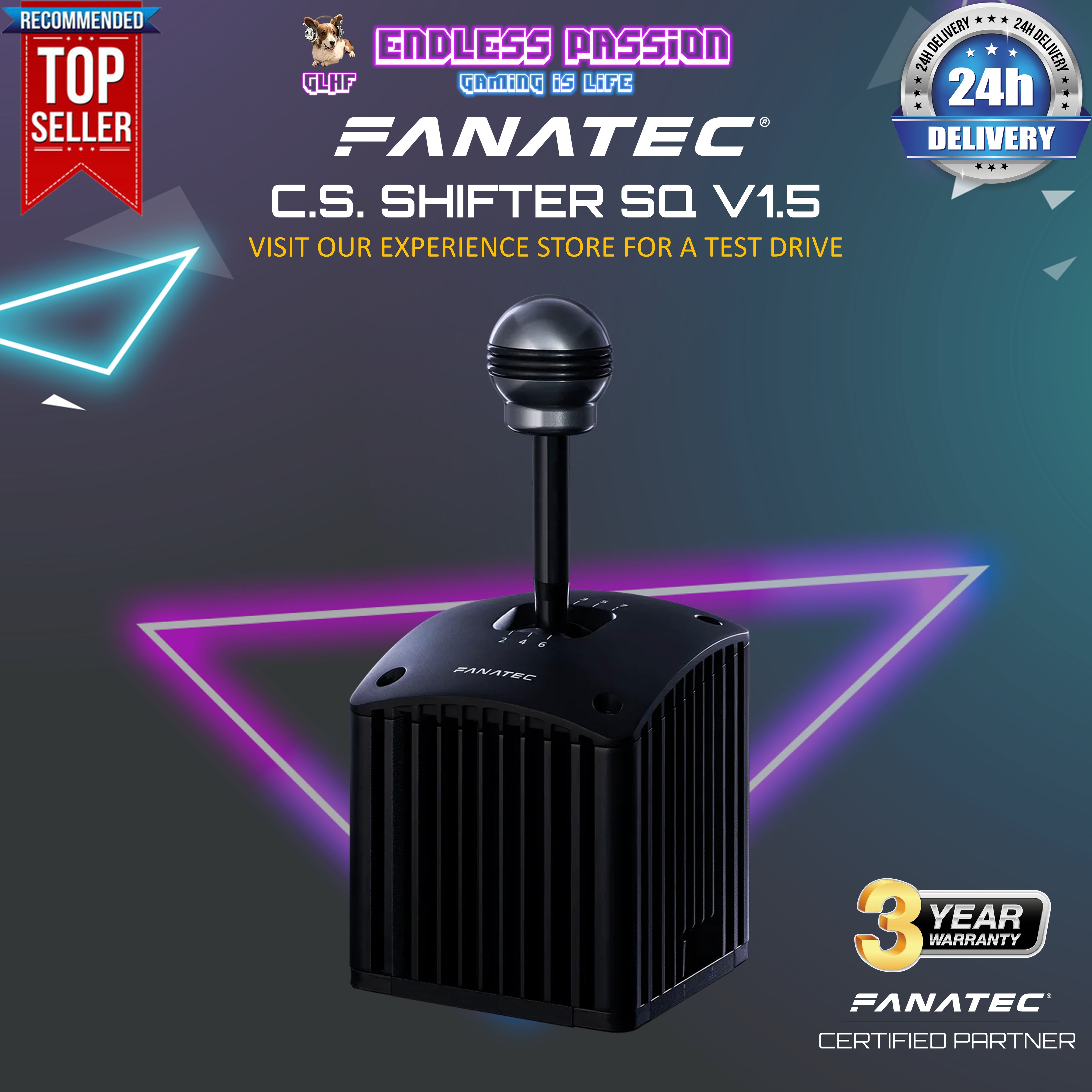 Fanatec ClubSport Shifter SQ V 1.5 - CSS_SQ – Endless Passion